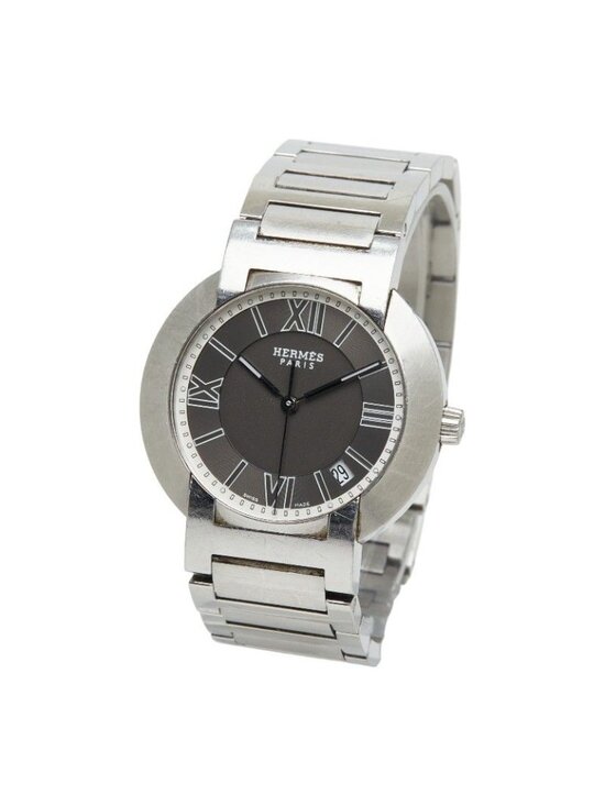 Hermes Nomade Auto Quartz Watch Gray Silver Stainless Steel main image 5